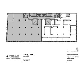 350 N Clark St, Chicago, IL en alquiler Plano de la planta- Imagen 1 de 6