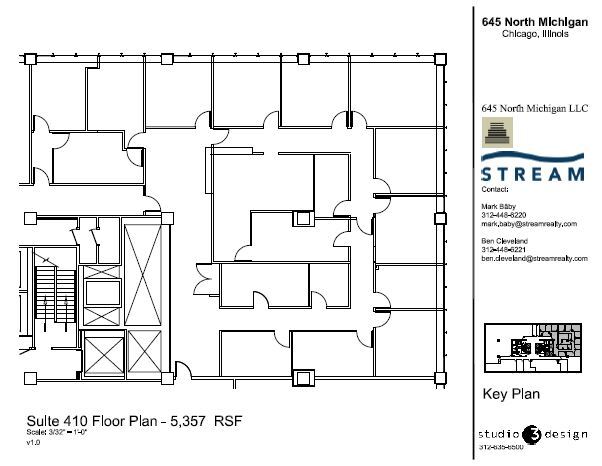 645 N Michigan Ave, Chicago, IL en alquiler Plano de la planta- Imagen 1 de 1