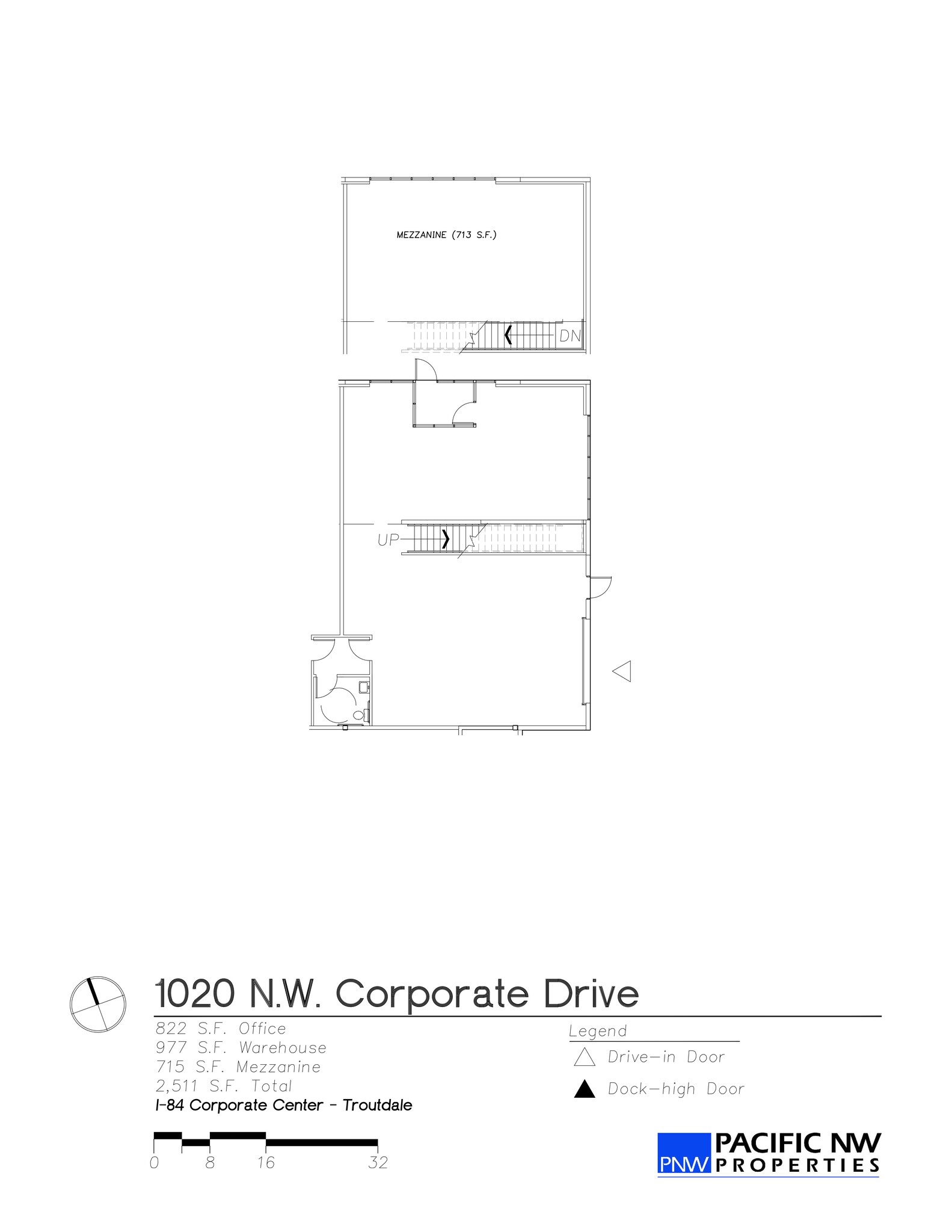 1020-1080 NW Corporate Dr, Troutdale, OR en alquiler Plano del sitio- Imagen 1 de 1