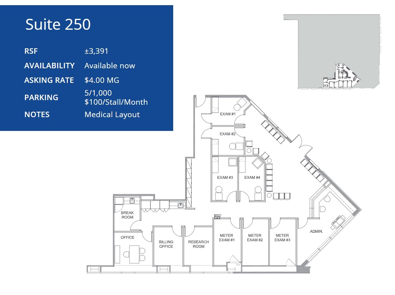 501 N Orange St, Glendale, CA en alquiler Plano de la planta- Imagen 1 de 1