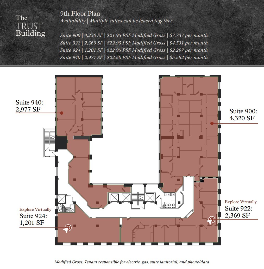 40 Pearl St NW, Grand Rapids, MI en alquiler Plano de la planta- Imagen 1 de 1