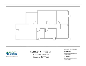 16350 Park Ten Place Dr, Houston, TX en alquiler Plano de la planta- Imagen 1 de 1