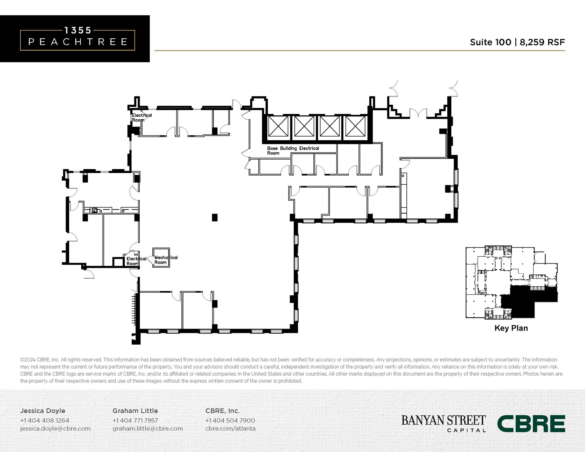 1355 Peachtree St NE, Atlanta, GA en alquiler Plano de la planta- Imagen 1 de 1