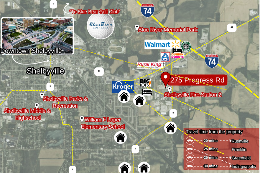 2235 Marketplace Blvd, Shelbyville, IN en alquiler - Foto del edificio - Imagen 3 de 3