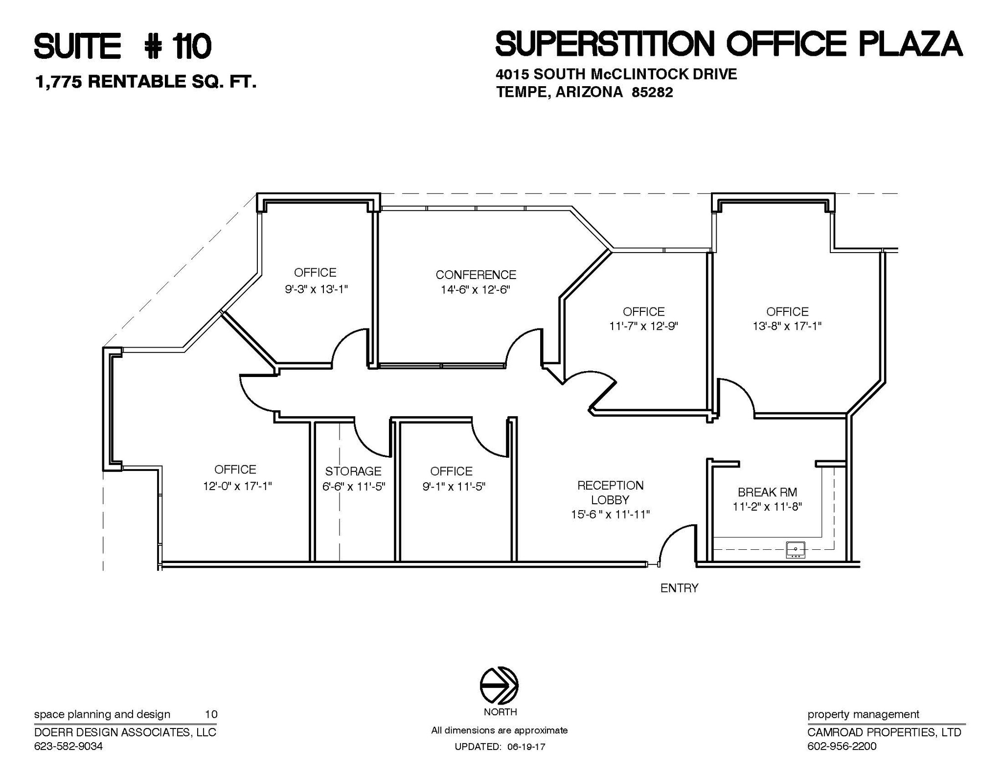 4015 S McClintock Dr, Tempe, AZ en alquiler Plano de la planta- Imagen 1 de 1