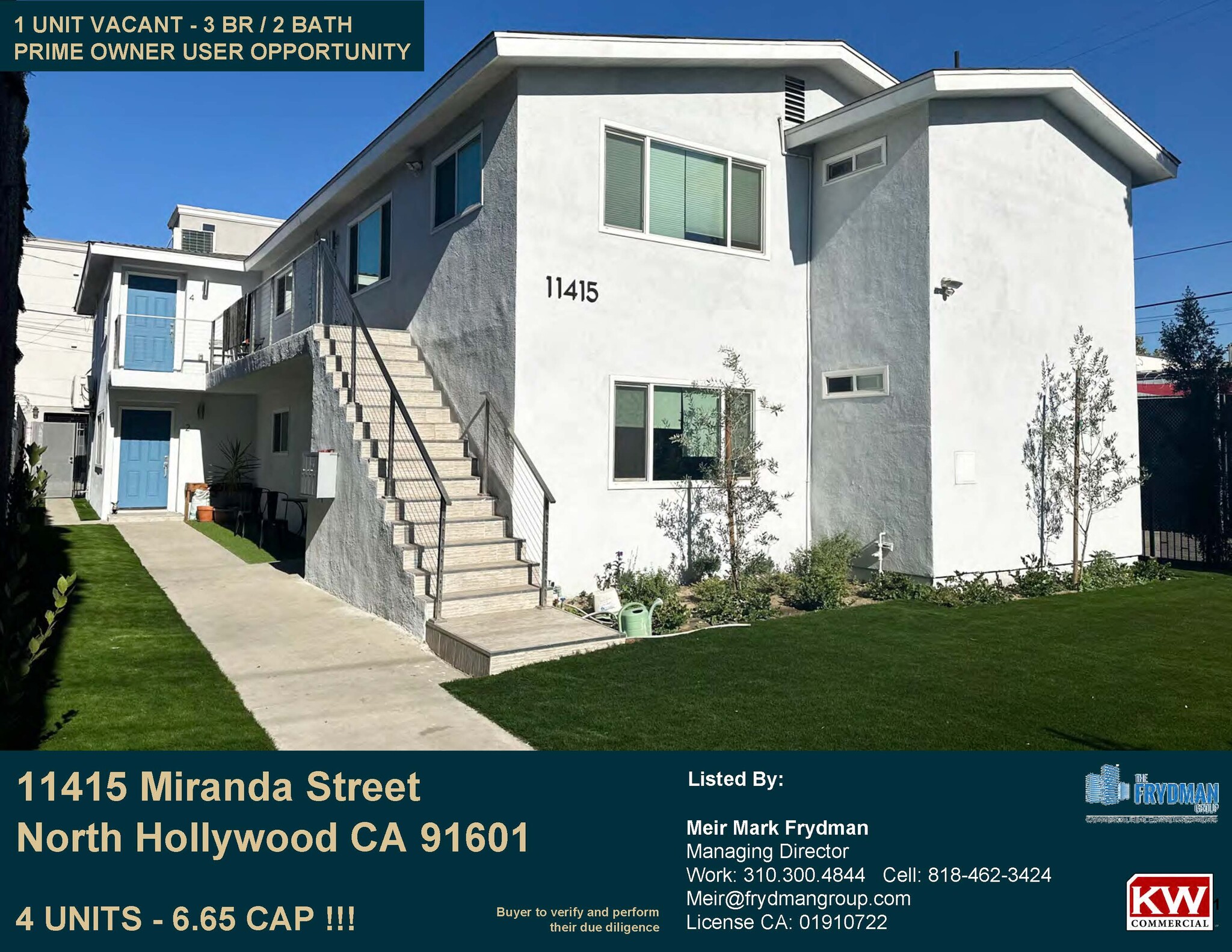 11415 Miranda St, North Hollywood, CA en venta Foto del edificio- Imagen 1 de 34