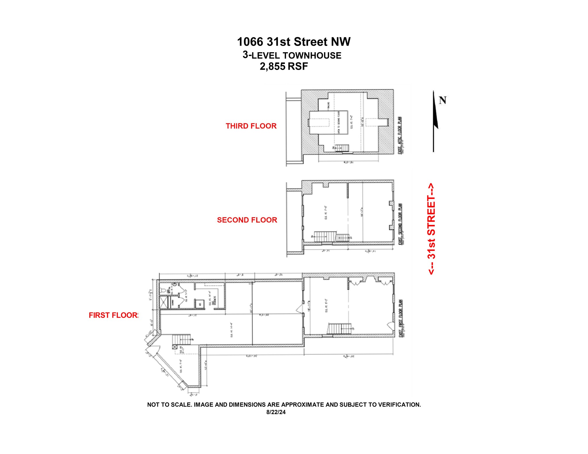 1054-1066 31st St NW, Washington, DC en alquiler Plano del sitio- Imagen 1 de 8