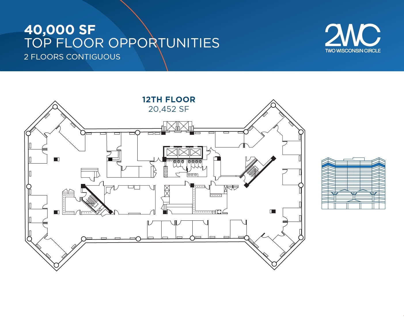 2 Wisconsin Cir, Chevy Chase, MD en alquiler Plano de la planta- Imagen 1 de 1