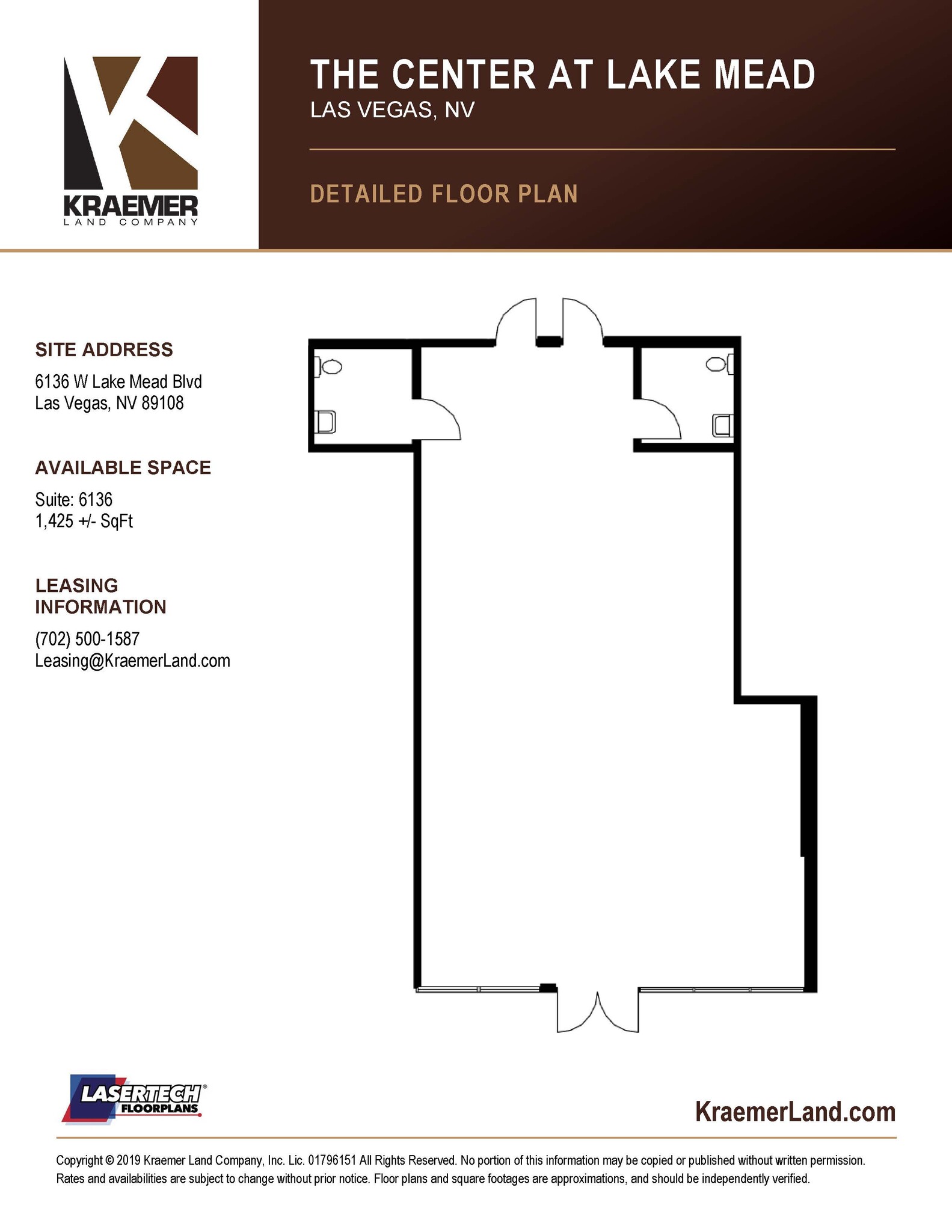 6110-6190 W Lake Mead Blvd, Las Vegas, NV en alquiler Plano de la planta- Imagen 1 de 1