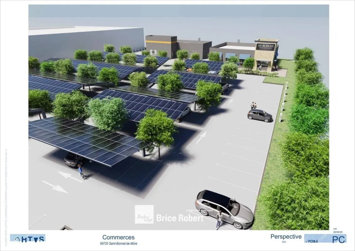 Local en Saint-Bonnet-de-Mure en alquiler Vista aérea- Imagen 1 de 4