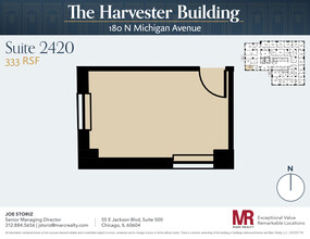 180 N Michigan Ave, Chicago, IL en alquiler Plano de la planta- Imagen 1 de 3