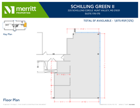 215 Schilling Cir, Hunt Valley, MD en alquiler Plano de la planta- Imagen 1 de 1