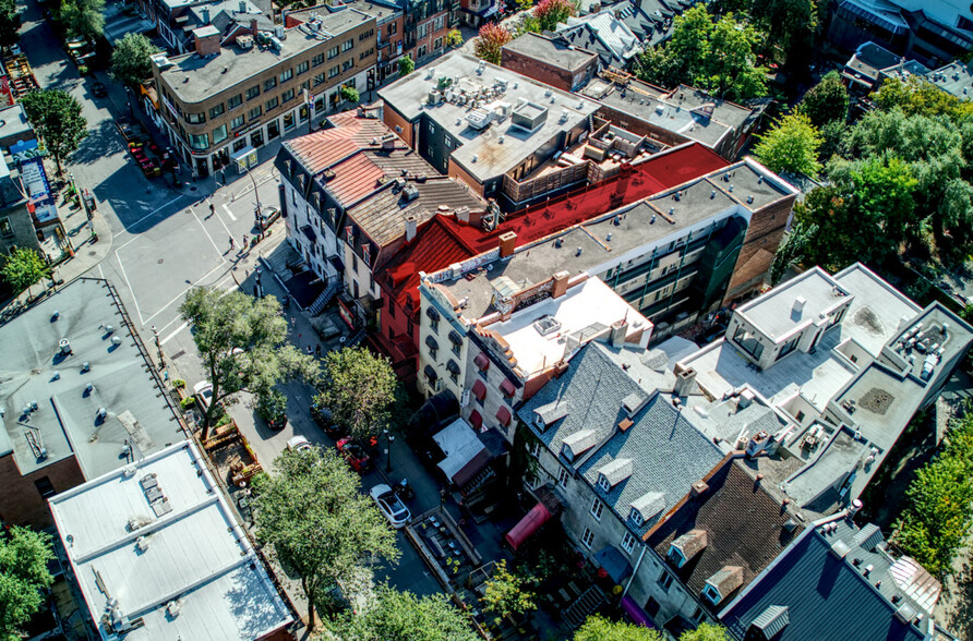 2018-2020 Rue Saint-Denis, Montréal, QC en venta - Vista aérea - Imagen 2 de 3