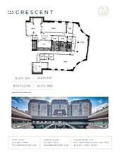 100 Crescent Ct, Dallas, TX en alquiler Plano de la planta- Imagen 1 de 4