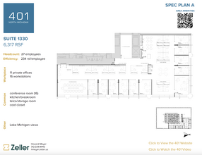 401 N Michigan Ave, Chicago, IL en alquiler Plano de la planta- Imagen 1 de 2