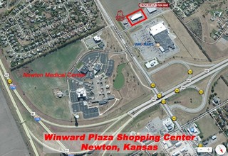 401-417 Windward Dr, Newton, KS - vista aérea  vista de mapa