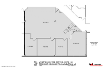 30201 Orchard Lake Rd, Farmington Hills, MI en alquiler Plano de la planta- Imagen 1 de 6