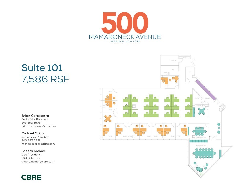 500 Mamaroneck Ave, Harrison, NY en alquiler Plano de la planta- Imagen 1 de 1