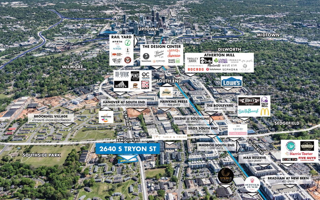 Más detalles para 2640 S Tryon St, Charlotte, NC - Oficinas en venta