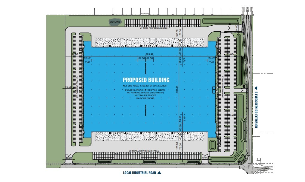 S Evergreen Rd, Woodburn, OR en alquiler Plano de la planta- Imagen 1 de 1