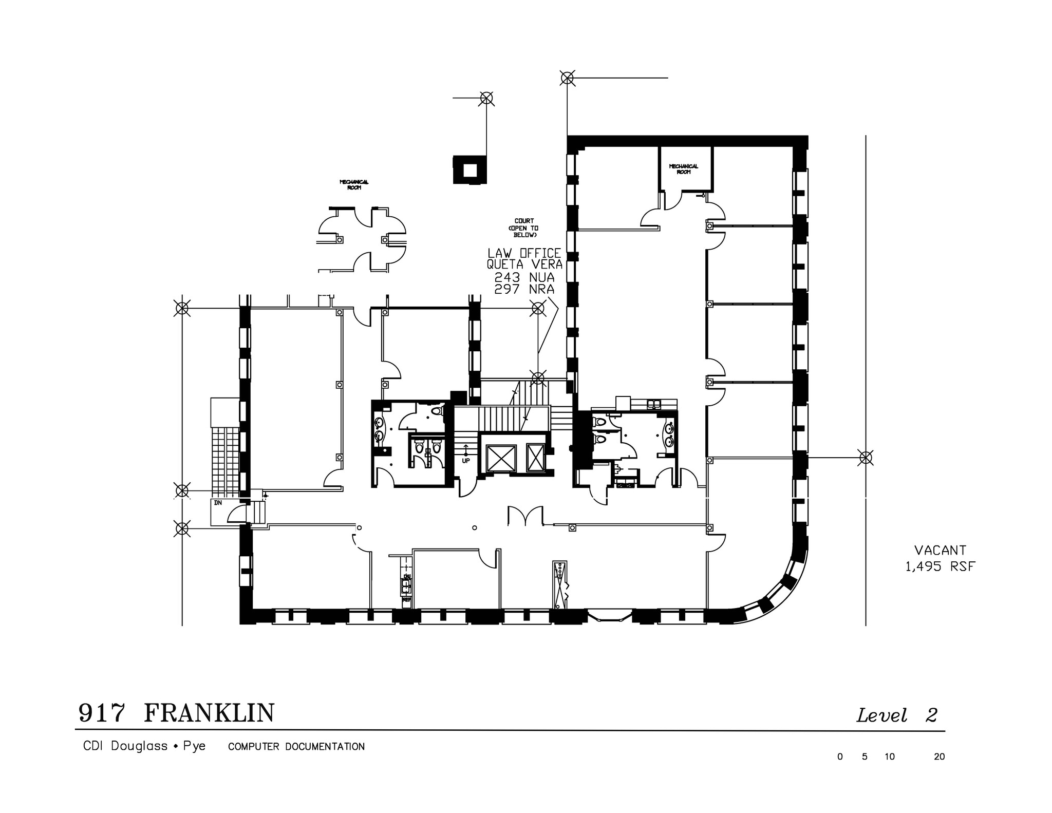 917 Franklin St, Houston, TX en alquiler Plano del sitio- Imagen 1 de 1