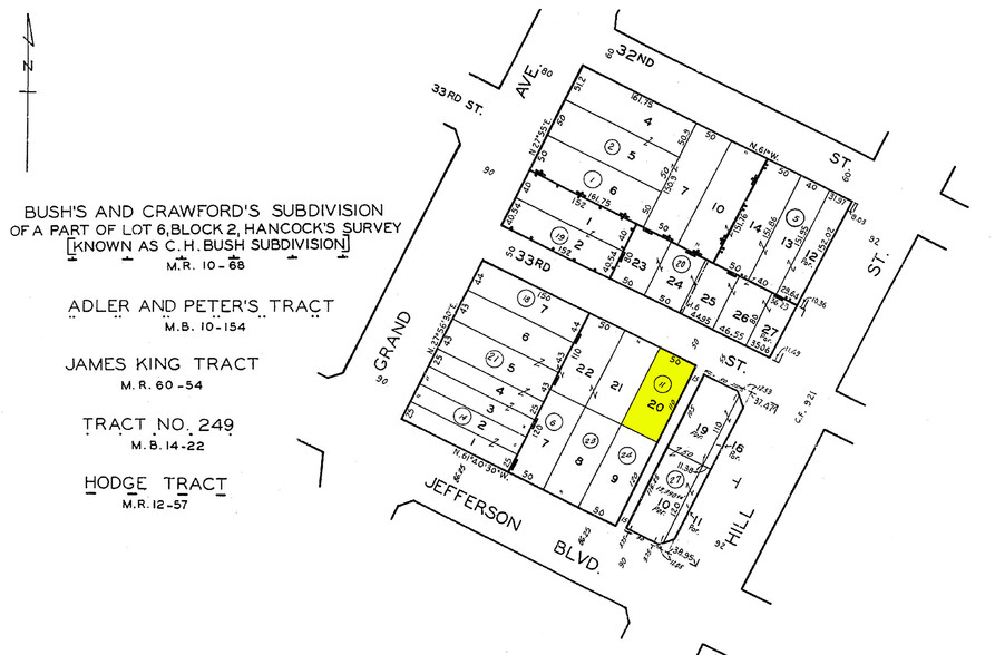 230 33rd, Los Angeles, CA en alquiler - Plano de solar - Imagen 2 de 3