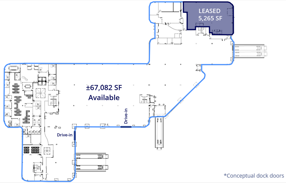 7337 W Washington St, Indianapolis, IN en venta - Plano de la planta - Imagen 3 de 6