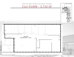 9200 Calumet Ave, Munster, IN en alquiler Plano de la planta- Imagen 1 de 1