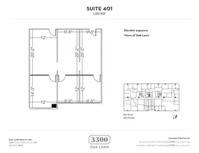 3300 Oak Lawn Ave, Dallas, TX en alquiler Plano del sitio- Imagen 1 de 1