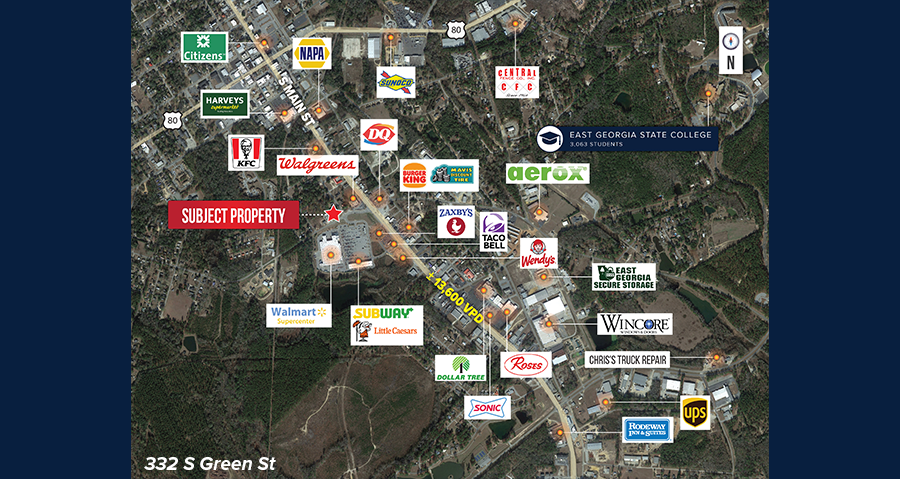 332 S Green St, Swainsboro, GA en venta - Foto del edificio - Imagen 2 de 2