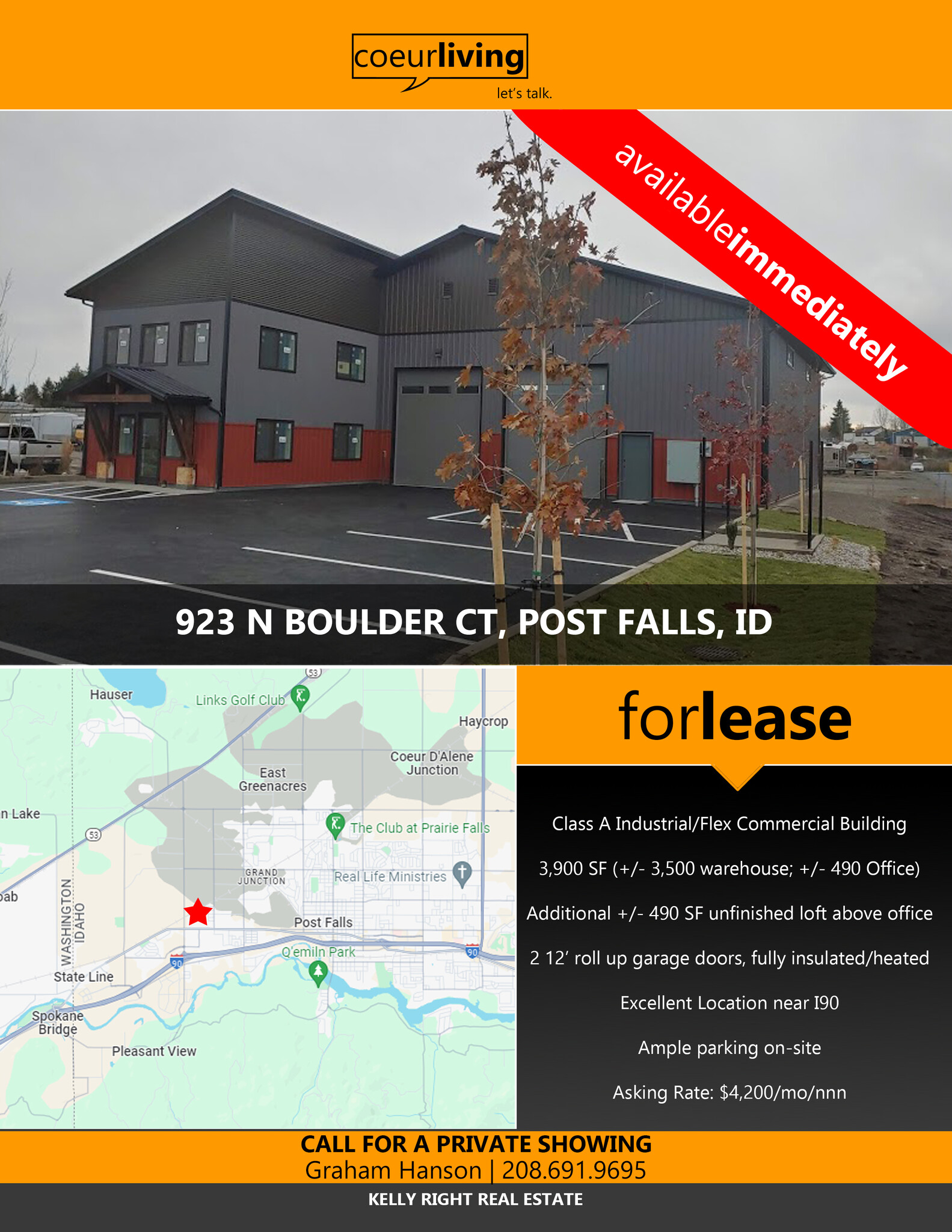 923 Boulder Ct, Post Falls, ID en alquiler Foto del edificio- Imagen 1 de 1