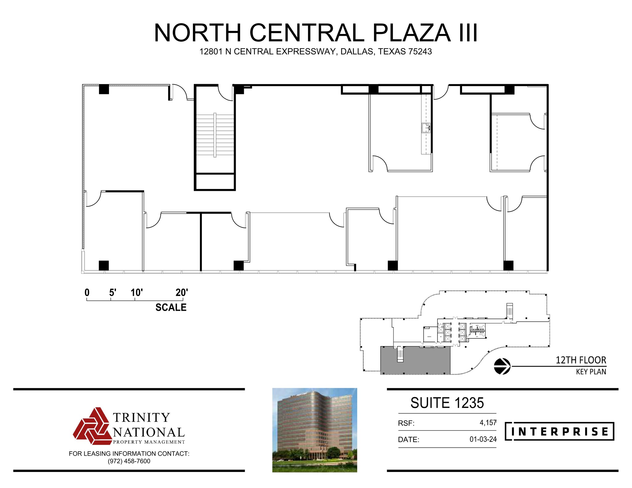 12801 N Central Expy, Dallas, TX en alquiler Plano del sitio- Imagen 1 de 1