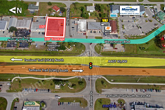 3890 Tamiami Trl, Port Charlotte, FL - VISTA AÉREA  vista de mapa - Image1