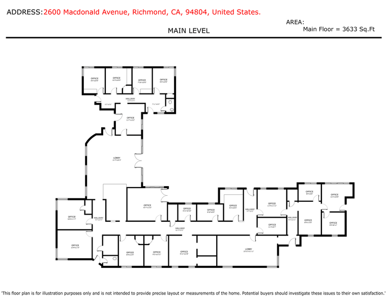 2600 Macdonald Ave, Richmond, CA en venta - Plano de la planta - Imagen 3 de 32