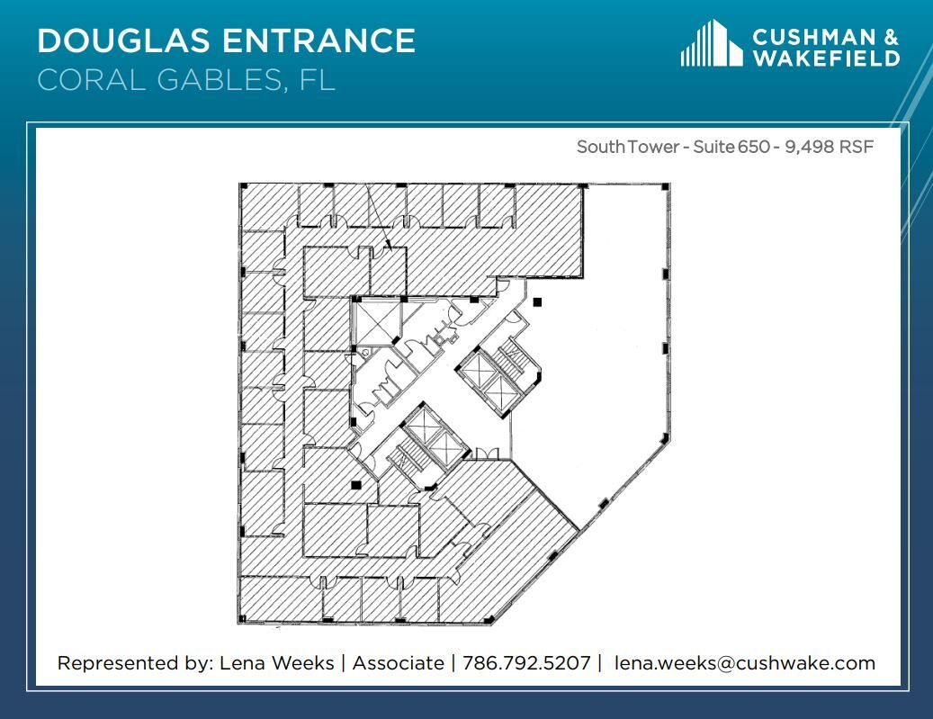 800 S Douglas Rd, Coral Gables, FL en alquiler Plano de la planta- Imagen 1 de 1