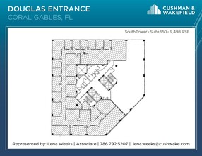 800 S Douglas Rd, Coral Gables, FL en alquiler Plano de la planta- Imagen 1 de 1