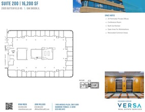 2707 Butterfield Rd, Oak Brook, IL en alquiler Plano de la planta- Imagen 1 de 1