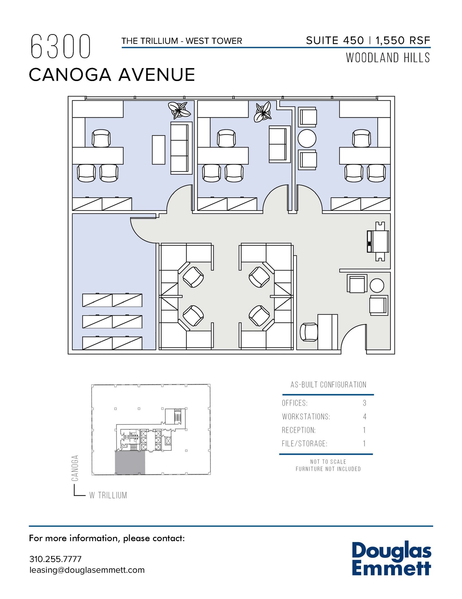 6300 Canoga Ave, Woodland Hills, CA en alquiler Plano de la planta- Imagen 1 de 1