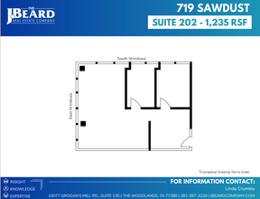 719 Sawdust Rd, The Woodlands, TX en alquiler Plano de la planta- Imagen 1 de 1