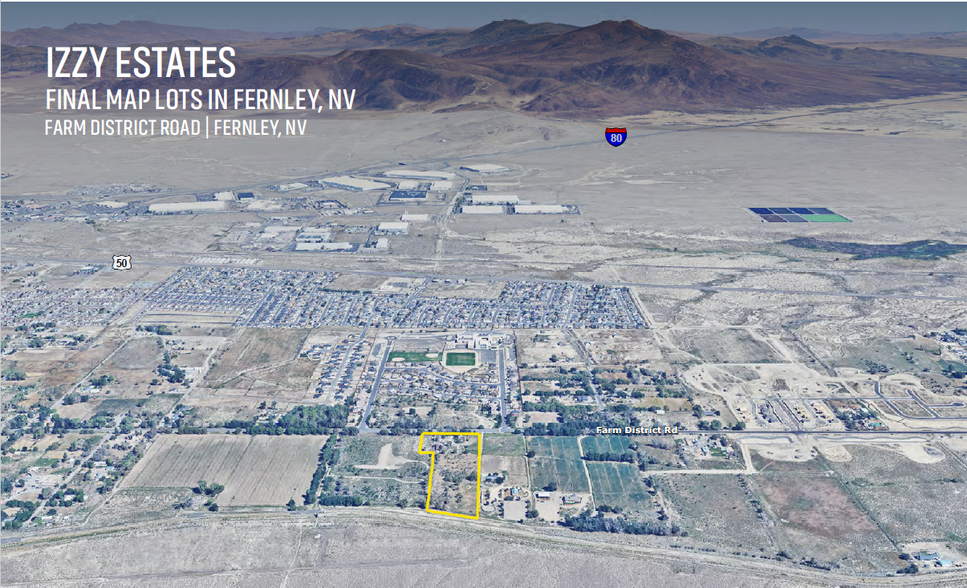 2315 Farm District Rd, Fernley, NV en venta - Vista aérea - Imagen 1 de 3