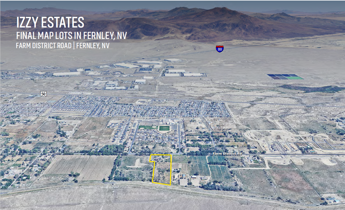 2315 Farm District Rd, Fernley, NV en venta Vista aérea- Imagen 1 de 4