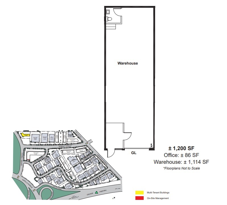 1591 S Sinclair St, Anaheim, CA en alquiler Plano de la planta- Imagen 1 de 1