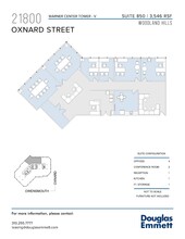 21800 Oxnard St, Woodland Hills, CA en alquiler Plano de la planta- Imagen 1 de 1