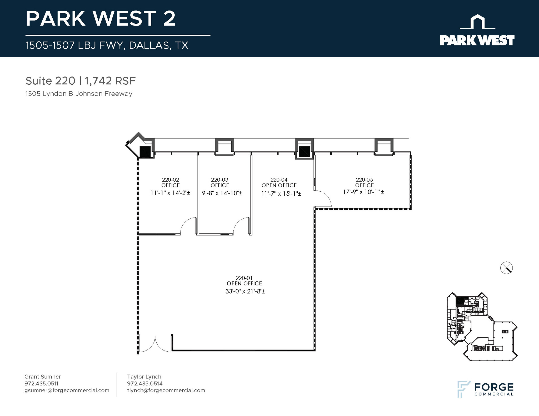 1501-1507 Lyndon B Johnson Fwy, Dallas, TX en alquiler Plano de la planta- Imagen 1 de 2