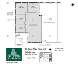 229 7th St, Garden City, NY en alquiler Plano de la planta- Imagen 1 de 3