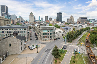 329 Rue de la Commune O, Montréal, QC - VISTA AÉREA  vista de mapa