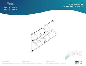 5050 Quorum Dr, Dallas, TX en alquiler Plano de la planta- Imagen 1 de 1