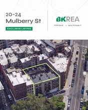 20-24 Mulberry St, New York, NY - VISTA AÉREA  vista de mapa