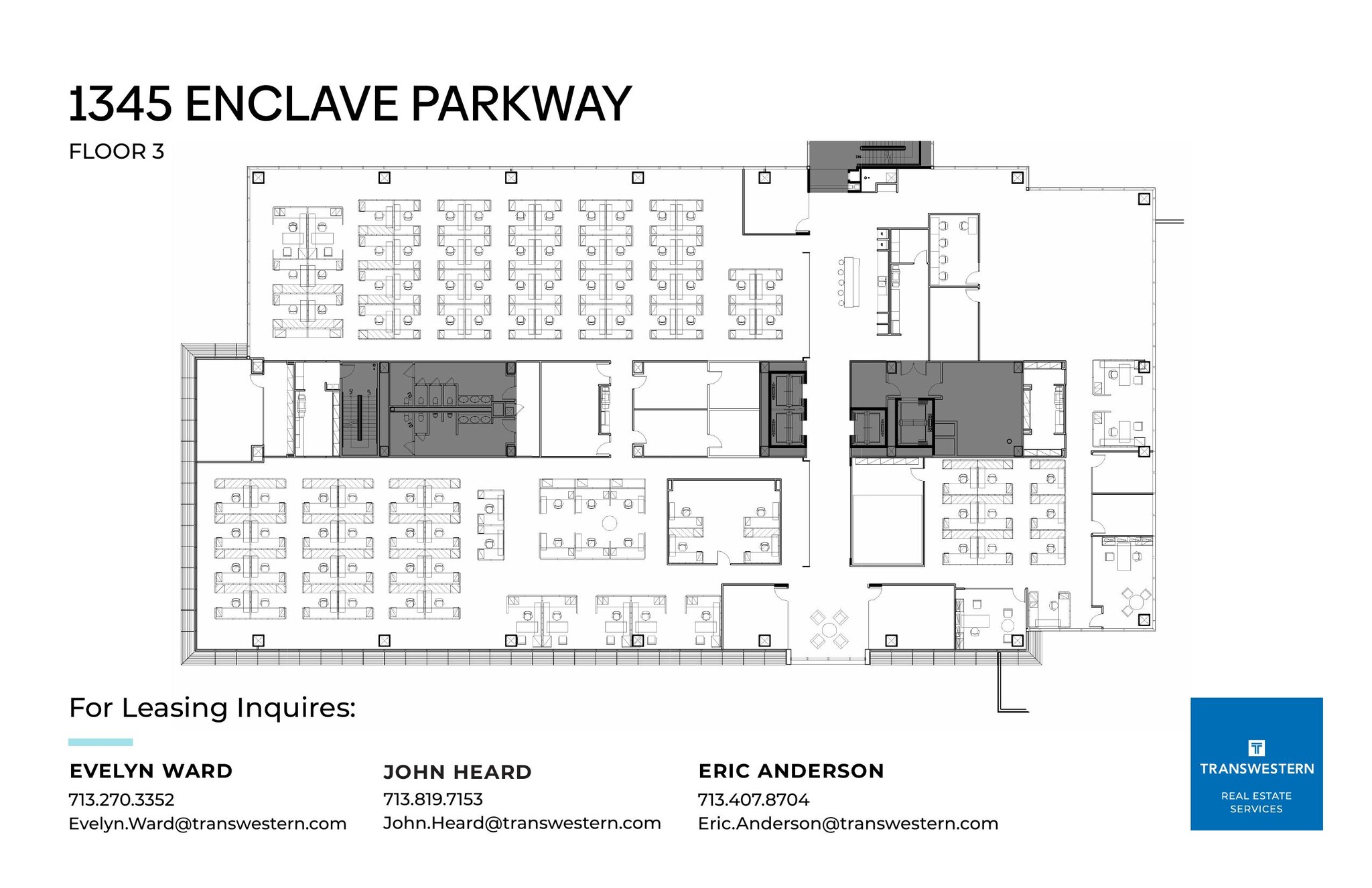 1345 Enclave Pky, Houston, TX en alquiler Plano de la planta- Imagen 1 de 1