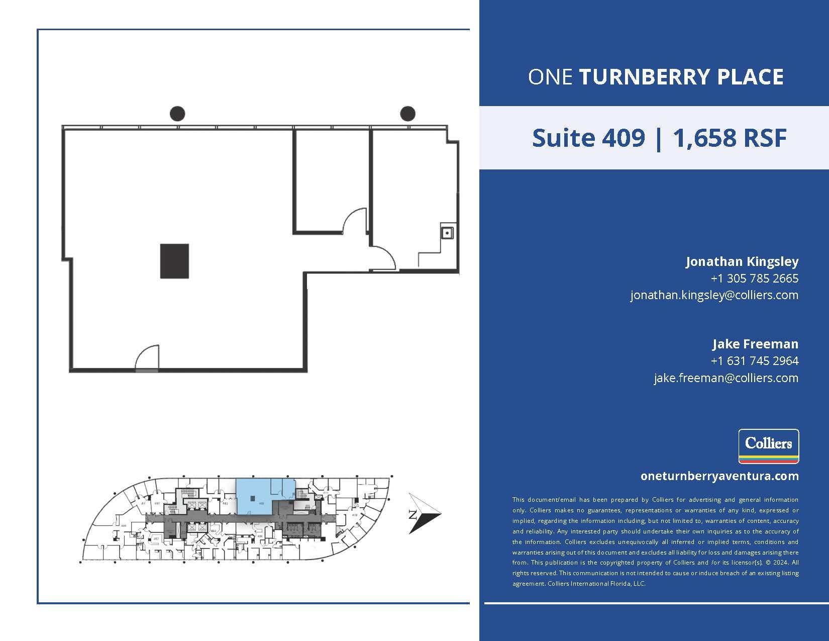 19495 Biscayne Blvd, Aventura, FL en alquiler Plano de la planta- Imagen 1 de 1